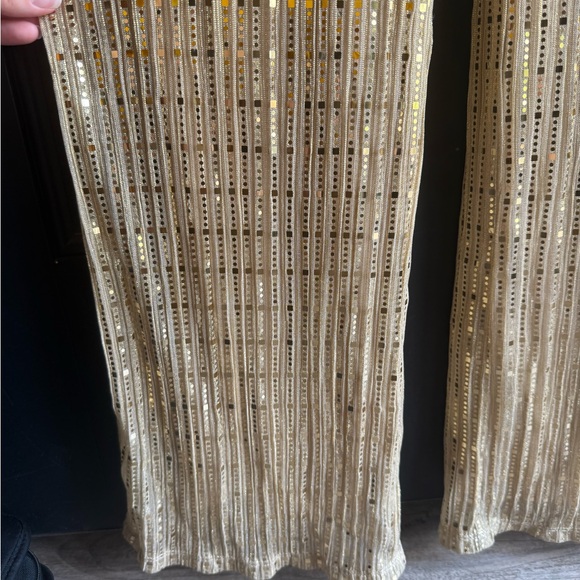 City Triangles style 8216-XV7A jumpsuit. Sequins, glittery gold design. Size 11 - Picture 8 of 14